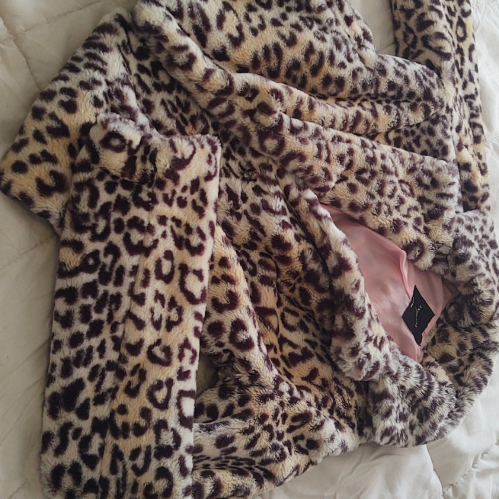 Cheetah fur jacket